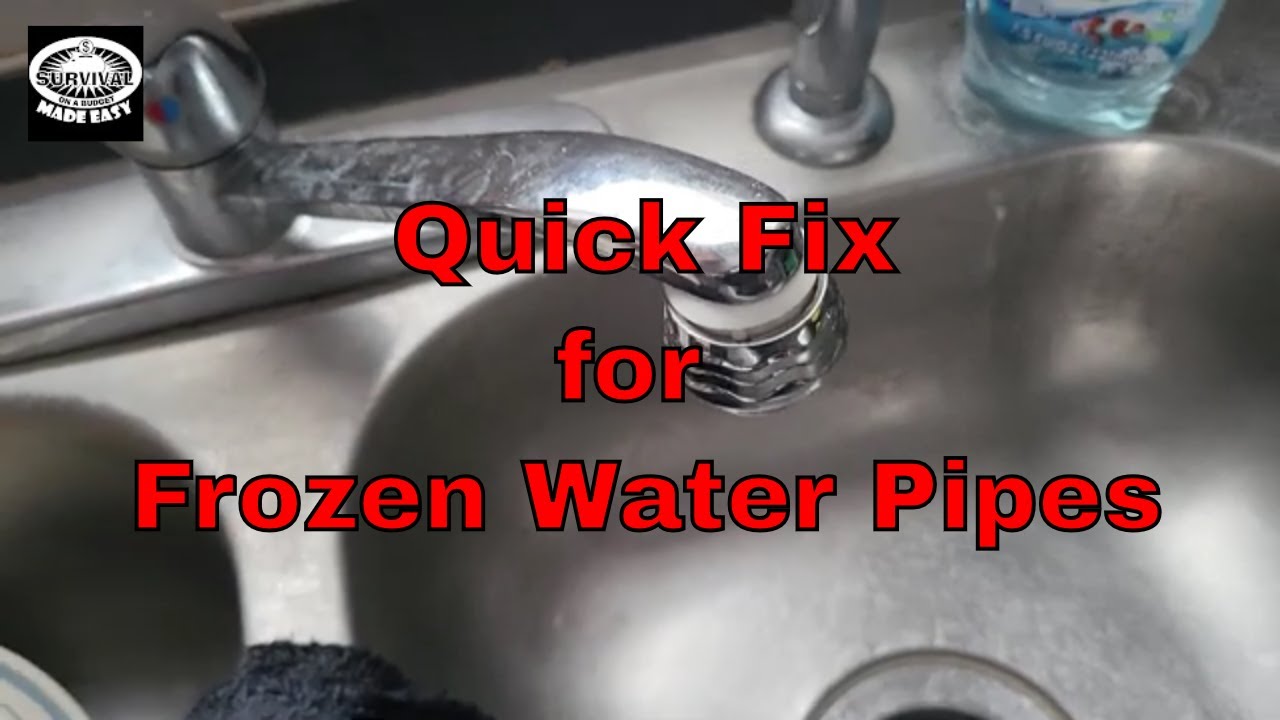 Что делать, если замерзли водопроводные трубы?
