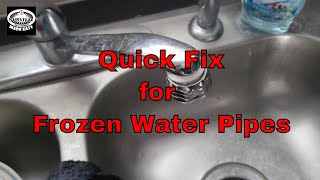 What To Do When Water Pipes Freeze