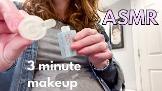 Doing your ASMR makeup in 3 minutes | layered sounds & mouth sounds