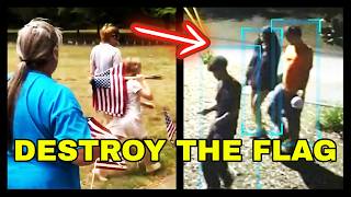 Memorial Day Flag Display DESTROYED... TWICE