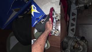 Roll-Line Dance Plate mounting on Edea Classica boot Skate