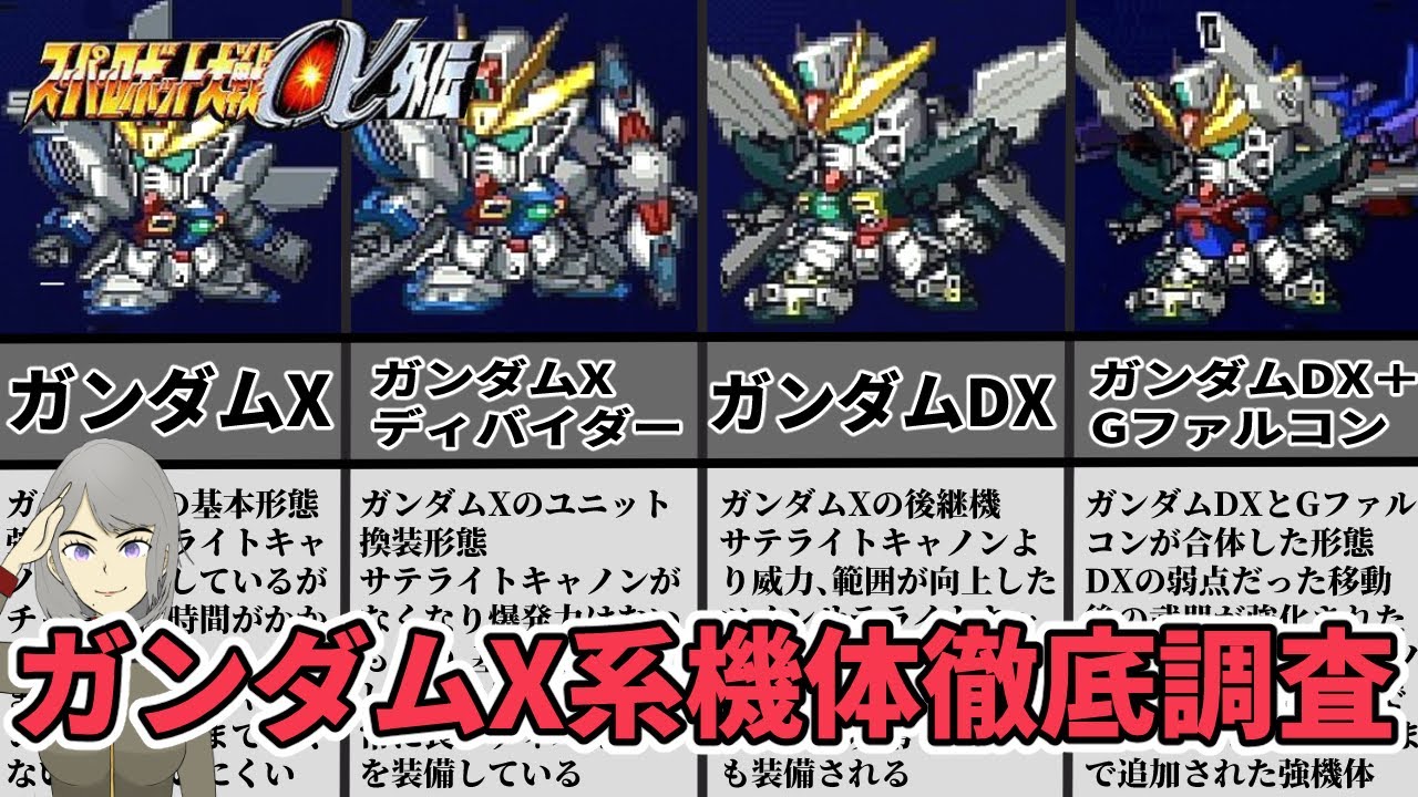 スパロボa外伝のガンダムxの強さについて調査してみた Youtube