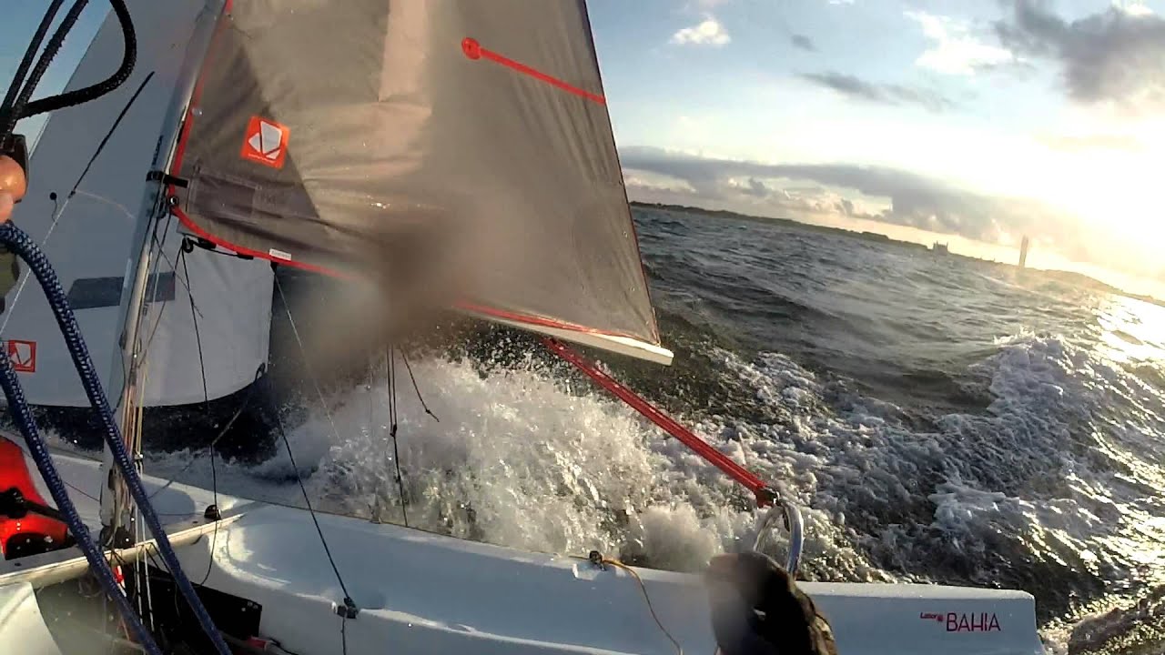 Laser Bahia Action Teil 2 Mit Kenterung Sept 2014 YouTube
