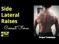 Lateral Raise Correct Form | Side Lateral Raises Technique &amp; Correct Form