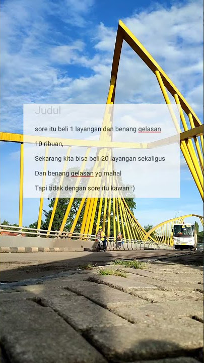 Lalu kita sadar bahwa Kita harus berpisah