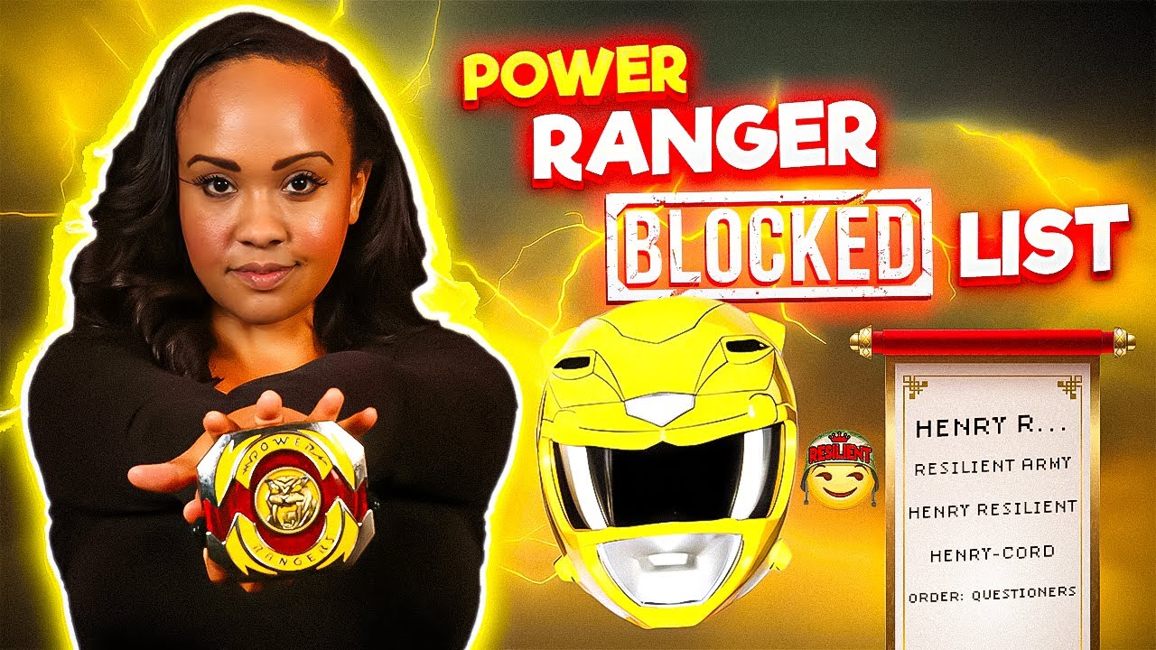 How to Get Blocked by this Yellow Power Ranger - YouTube
