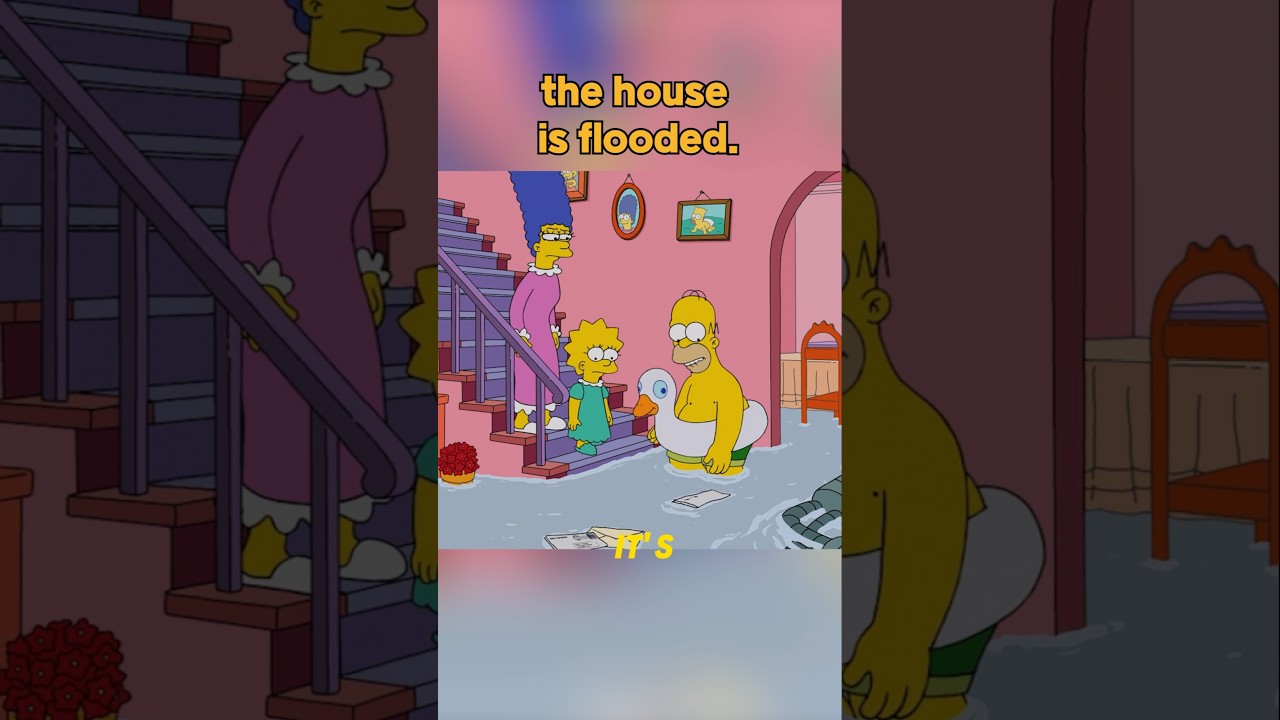 the house is flooded
