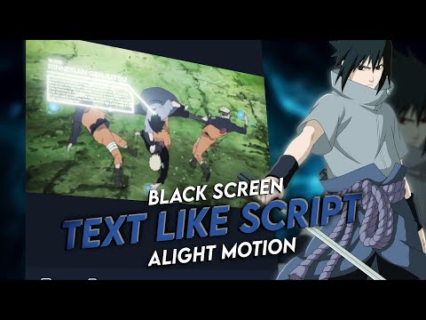 Text like script _ Alight motion free preset  [ Amv / Edit ]