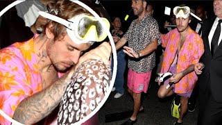 Justin Bieber Attends Star Studded Casamigos Halloween Party