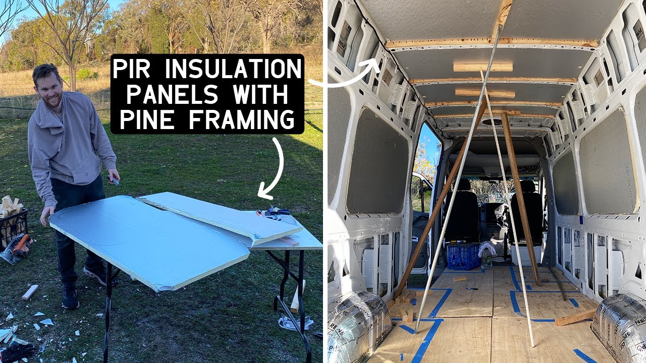 Van Insulation Installation | Insulating Off Grid Tiny House - YouTube