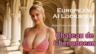 [4K] European AI Lookbook- Chateau de Chenonceau