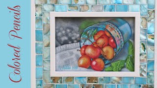 Garden Treats Paint along Learn to Paint with Nilda, Colored Pencils Painting Tutorial