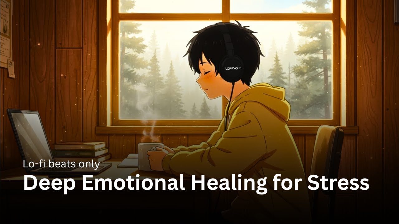 Coffee Lofi ☕ — Deep Emotional Healing for Stress, Anxiety & Quiet Day 🌤️