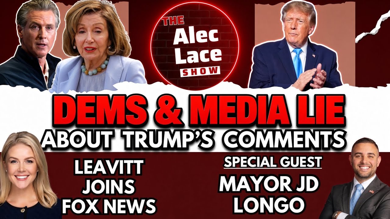Media Caught Twisting Trump Iran Comments | Leavitt Joins FOX | Guest: JD Longo | The Alec Lace Show