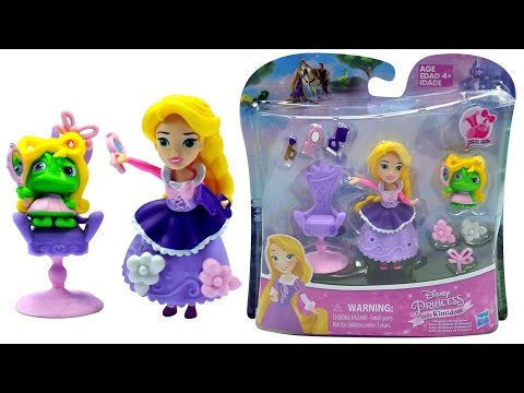 NEW DISNEY PRINCESS LITTLE KINGDOM PLAYSET ❤ cinderella and Rapunzel Magic Clip Dolls Dress Up