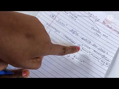 Function define outside the class in cpp # example - YouTube