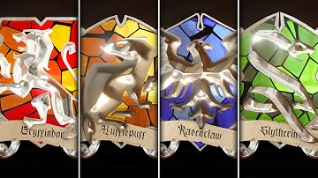 HOGWARTS HOUSES 3D REDESIGN AND ANIMATION