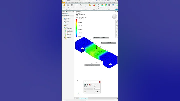 Autodesk Inventor Simulation Linear Stress Analysis