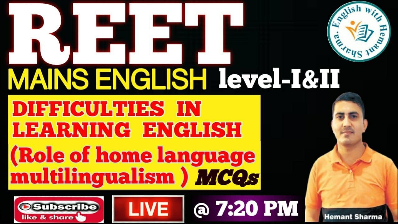 Language Learning Difficulties MCQs