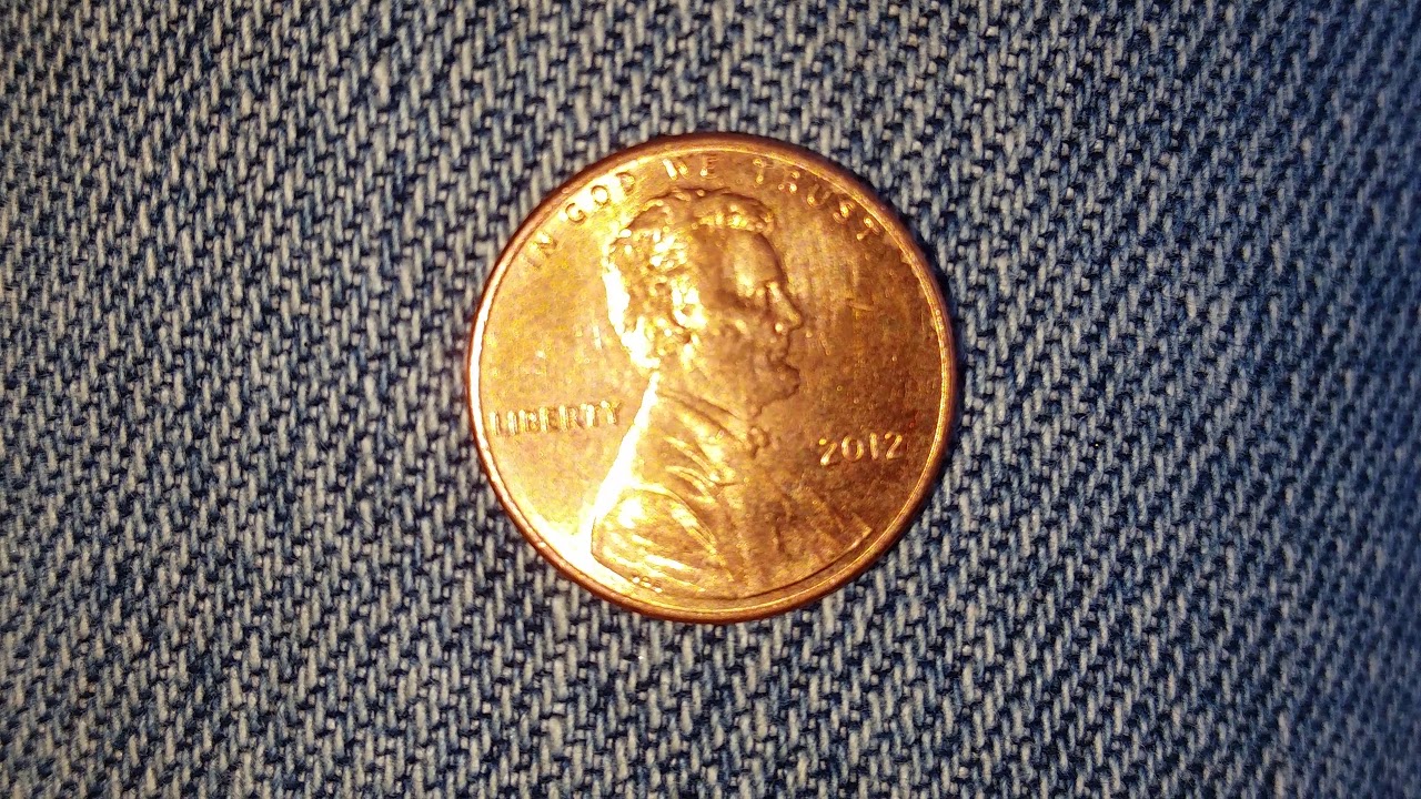 2012 LINCOLN SHIELD CENT - COPPER PLATED ZINC PENNY