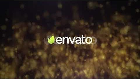 Golden Fireworks Reveal | Motion Graphics - Envato elements