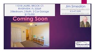 3 Bedroom 2 Bath Home for Sale - 11018 Laurel Brook Ct. Riverview, FL 33569