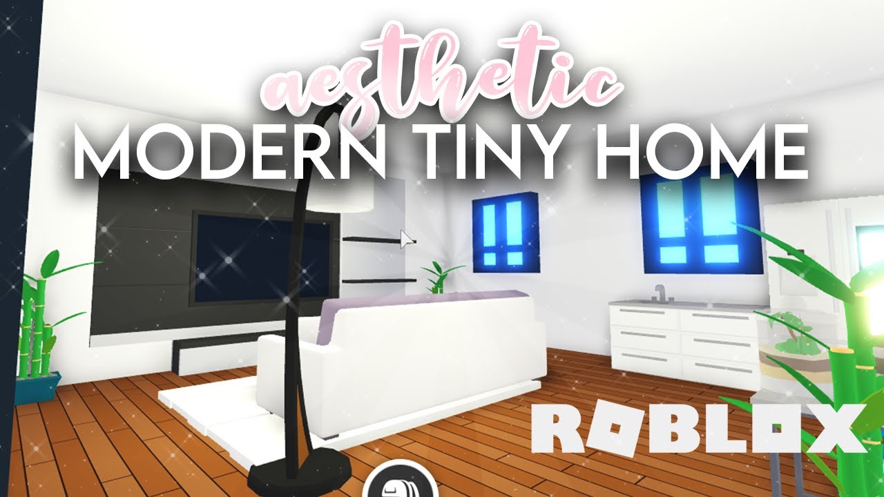 Aesthetic Modern Tiny House Speed Build Roblox Adopt Me Cheap Youtube