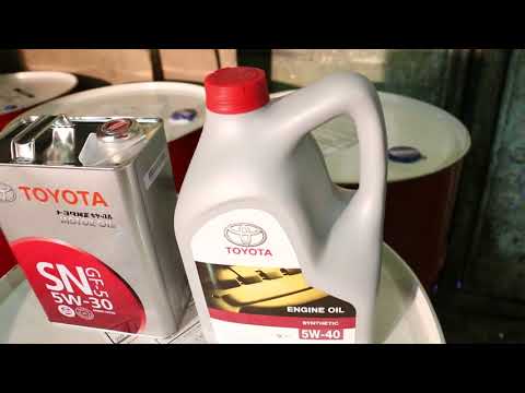Настоящее масло TOYOTA Япония/Европа