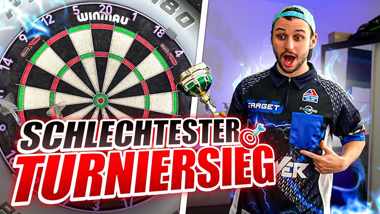🏆🎯DER SCHLECHTESTE TURNIERSIEG ALLER ZEITEN?😱| Darts Online-Turniere 🏆🎯