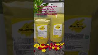 Herbal bath powder | GlowDerm | To order : 9344101500