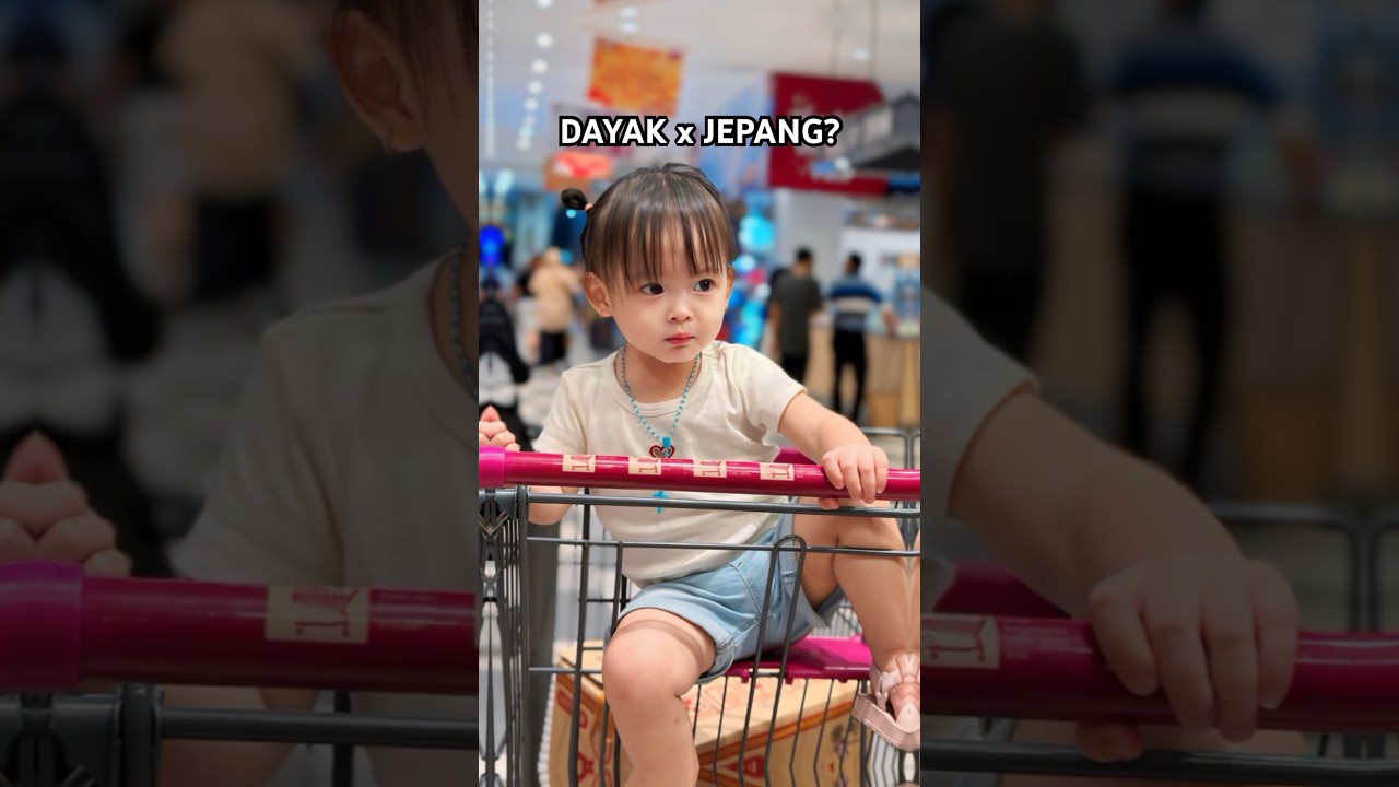 yuka-chan keturunan dayak dan jepang? #minivlog #baby #yukachan #family #cutebaby #transformation