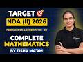 PERMUTATION & COMBINATION - 04 || NDA MATHEMATICS || TARGET NDA 2026 || TISHA MA'AM #bestndaclass