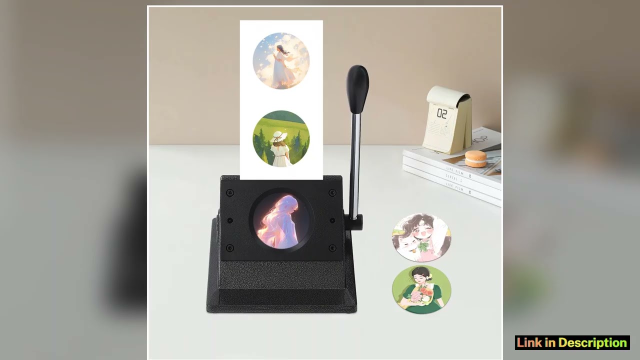 58mm Round Punch Die Cutter Professional Make Badges Manual Cutter Machine Suitable For Cutting