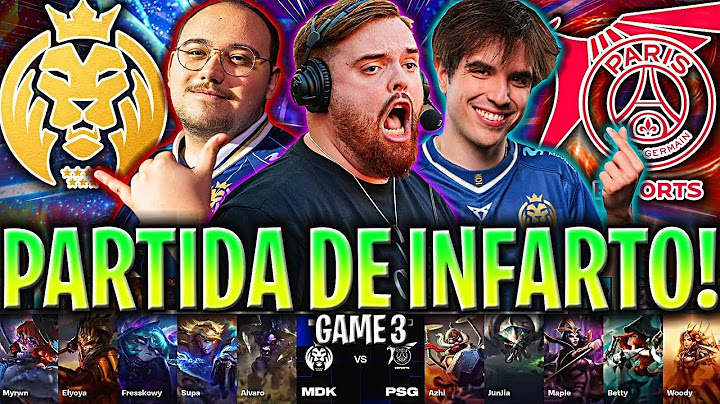 IBAI SE VUELVE LOCO!😱PARTIDA DE INFARTO KOI!   MDK vs PSG Game 3 WORLDS PLAY IN 2024