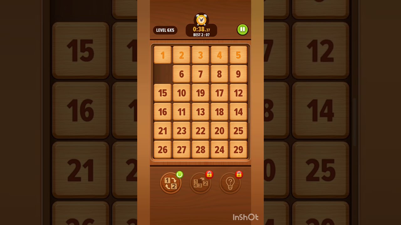 How 2 Solve Classic Slide Puzzle Level 6X5