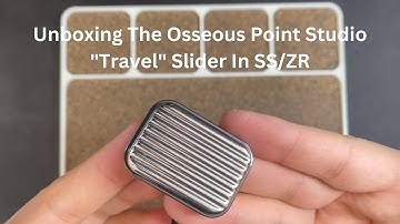 Unboxing The Osseous Point Studio "Travel" Slider In SS/ZR