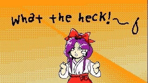 Touhou 1 HRtP - Lunatic No Bomb(12 Miss) - Makai Route