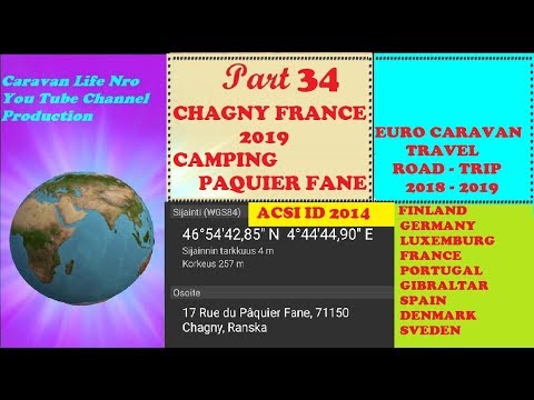 CHAGNY & CAMPING PAQUIER FANE FRANCE //MATKAILUAUTOLLA EUROOPASSA : PART204