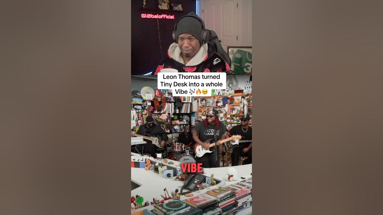 Leon Thomas turned Tiny Desk into a whole Vibe πΆπ₯π₯Ή Leon Thomas turned Tiny Desk into a whole Vibe πΆπ₯π₯Ή