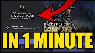 HOW to JOIN GHOSTS OF TABOR DISCORD SERVER ✅PC & MOBILE✅ screenshot 5