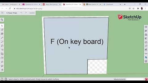 Creating Perimeter walls using Google Sketchup in Google Classroom