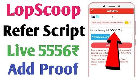 Lopscoop Unlimited Refer Trick | Lopscoop Unlimited Trick | Lopscoop Refer Bypass & Mod Apk