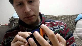 Aaron Solving a Gear Cube Transform