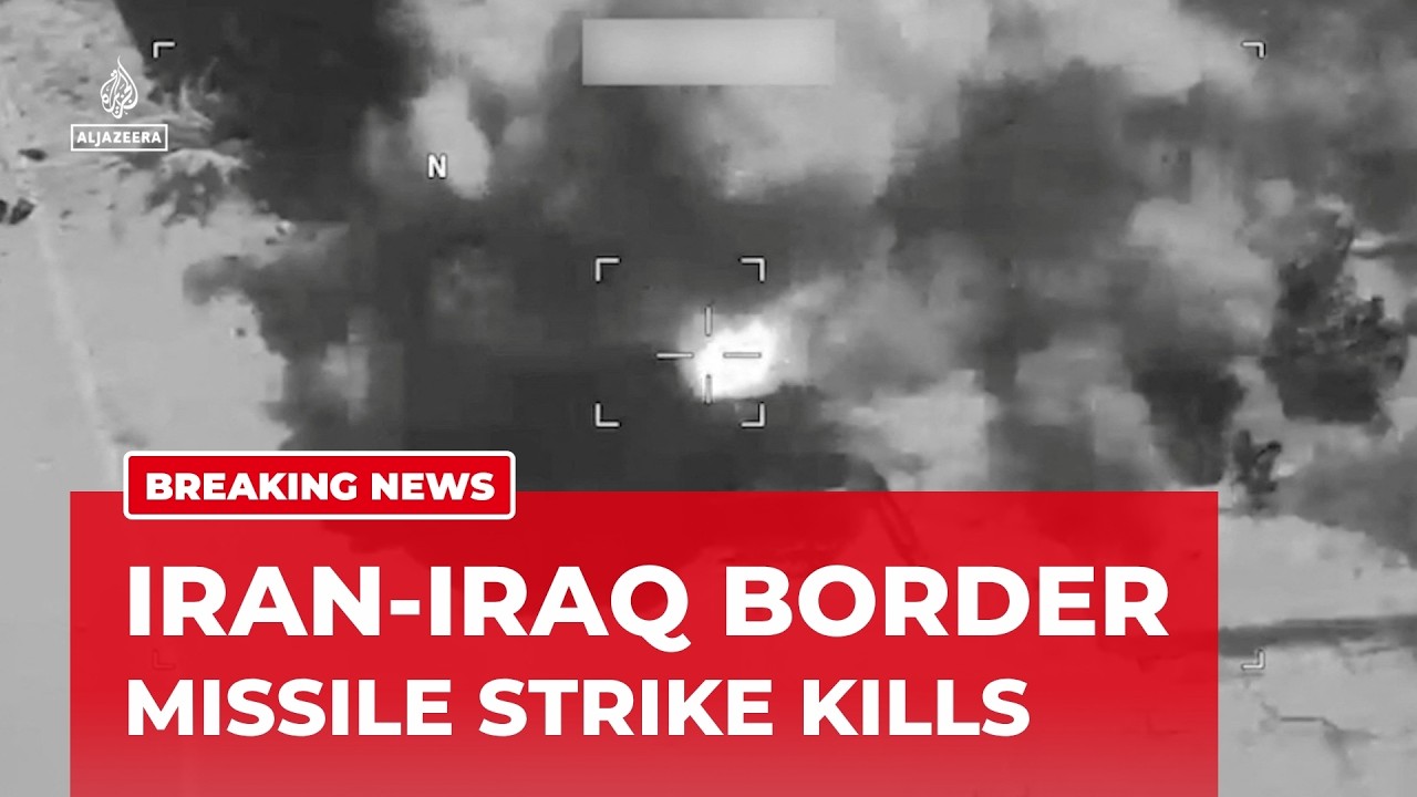 US missile strike hits Iran-Iraq border crossing, killing two near passenger terminal