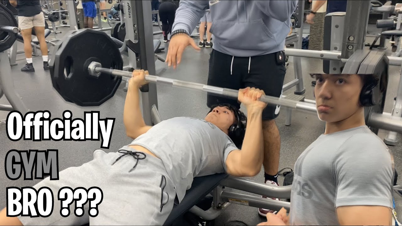 Gym Bro Math OFFICIALLY BECOMING A GYM BRO ??? | PUSH DAY !!! - YouTube