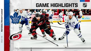 Maple Leafs @ Hurricanes 3\/25 | NHL Highlights 2023