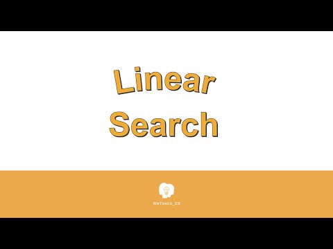 Linear Search Pseudocode and Analysis
