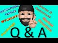 Answering your questions
