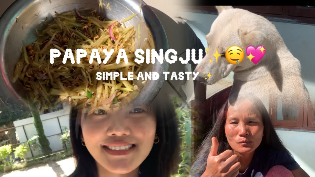 Papaya singju minivlog ✨💖☺️# family 