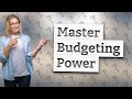 What is master budget?